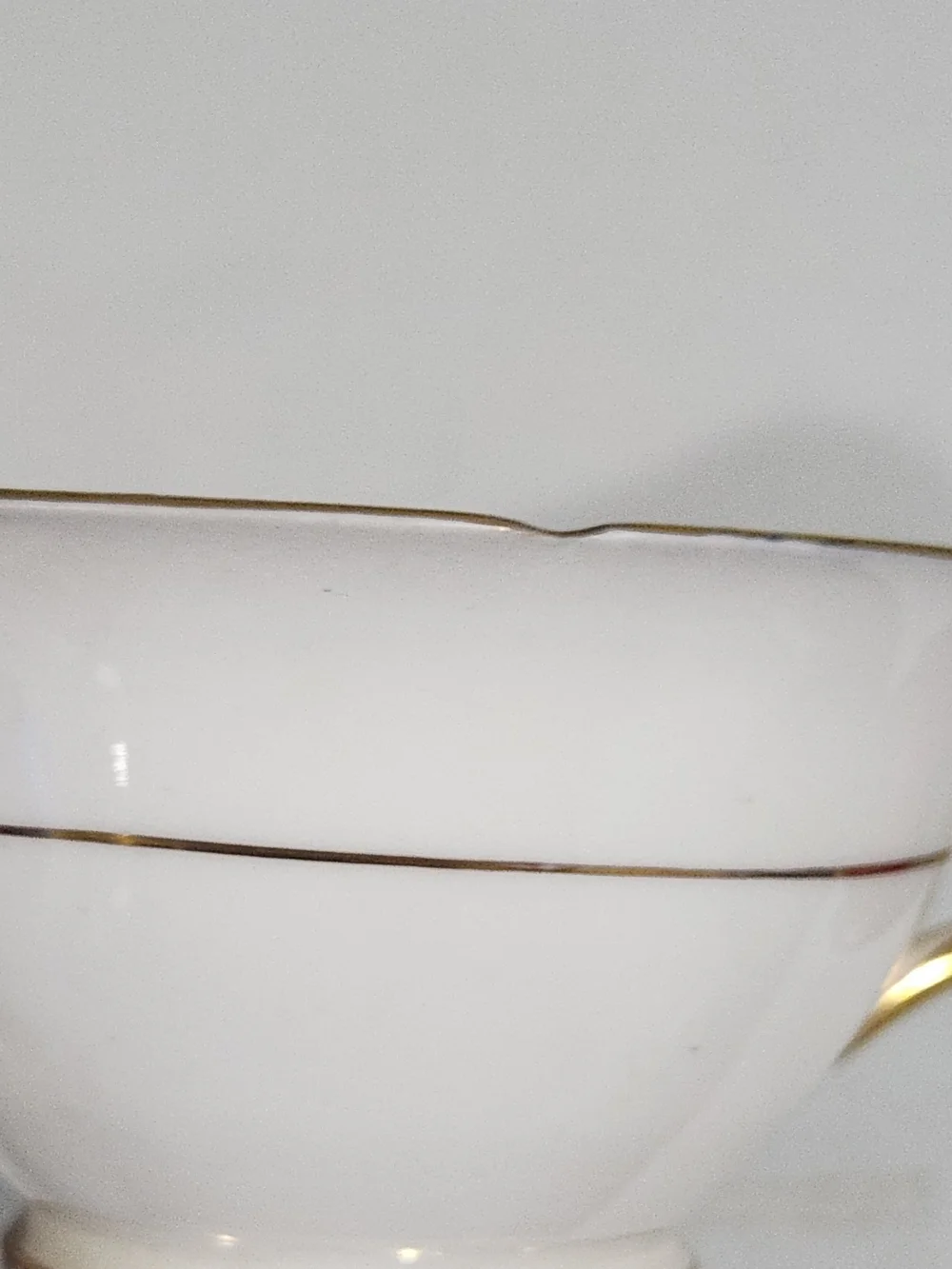 Antique Grosvenor China Bouillon Cups Pair Cobalt Blue Gold Rose 1920s Jackson G